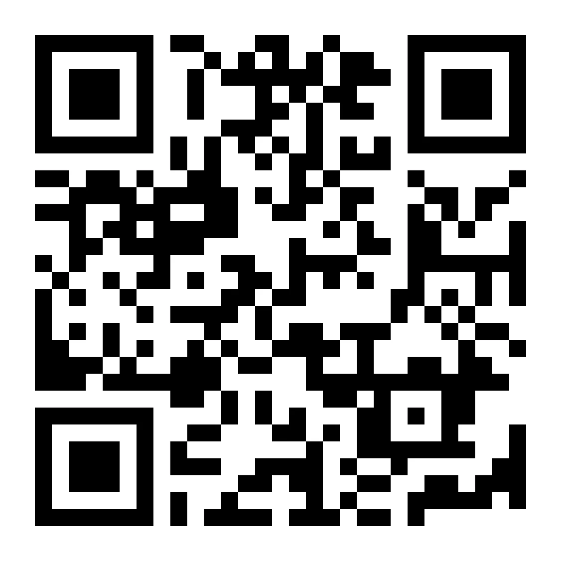 QR code for app download